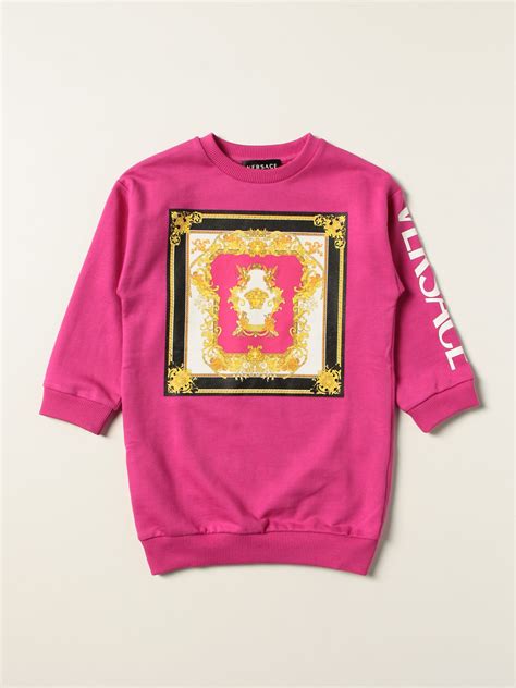 felpe versace bambino|Felpa con stampa e cappuccio .